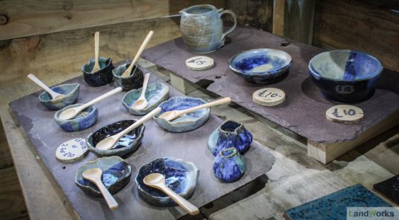 dartington pottery landworks charity ceramics for sale christmas market garden stall shop 3 563x311 - Prisoner Training &amp; Placements
