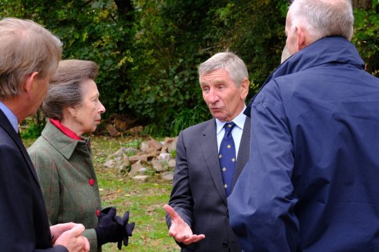 Royal recognition – The Princess Royal visits LandWorks - Prisoner Training & Placements Conversation with Ted Tuppen LandWorks Chair of Trustees 549x365 - Prisoner Training & Placements