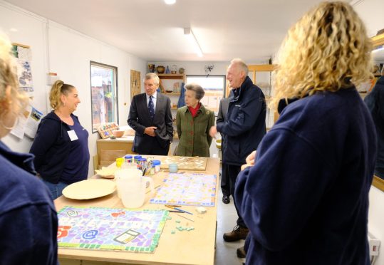 Royal recognition – The Princess Royal visits LandWorks - Prisoner Training & Placements LandWorks Art and Pottery Studio 2 539x372 - Prisoner Training & Placements
