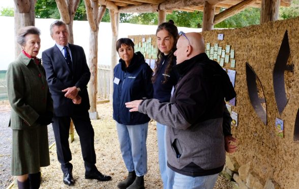 Royal recognition – The Princess Royal visits LandWorks - Prisoner Training & Placements LandWorks Staff and Graduates 2 588x372 - Prisoner Training & Placements