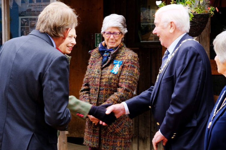 Royal recognition – The Princess Royal visits LandWorks - Prisoner Training & Placements Meeting Cllr Bernard Taylor 753x501 - Prisoner Training & Placements